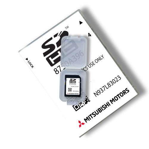 Mitsubishi MMCS W11 / W12 SD-Karte Europa 2025 | Teilenummer: 8750A384 / 8750A396