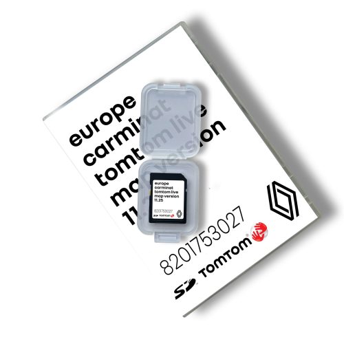 Renault Carminat TomTom Live 11.25 SD Card Europe | 2024-2025 | Part number: 8201753027