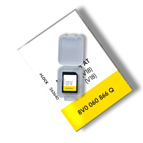 VOLKSWAGEN DISCOVER MEDIA MIB1 AT v18 SD-Karte Europa 32GB | Teilenummer: 8V0060866Q