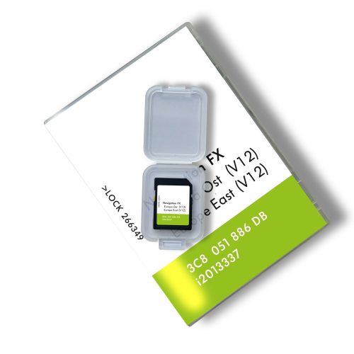VOLKSWAGEN RNS310 FX EAST v12 SD Karte Europa | 16GB | Teilenummer: 3C8051886DB