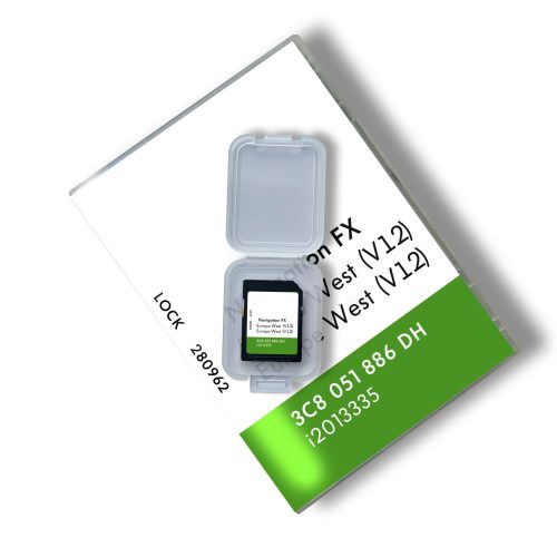 VOLKSWAGEN RNS310 FX WEST v12 SD Karte Europa | 16GB | Teilenummer: 3C8051886DH / 3C8051884DI