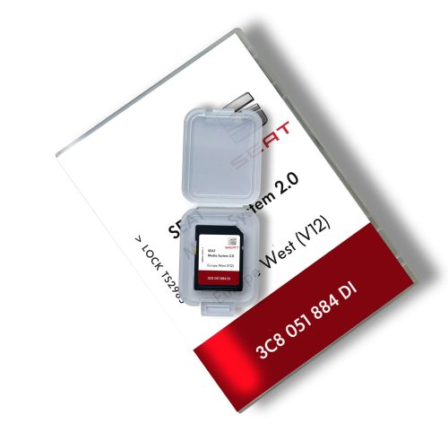 Seat Mediasystem 2.0 SD Karte West Europa V12 | Teilenummer: 3C8051884DI